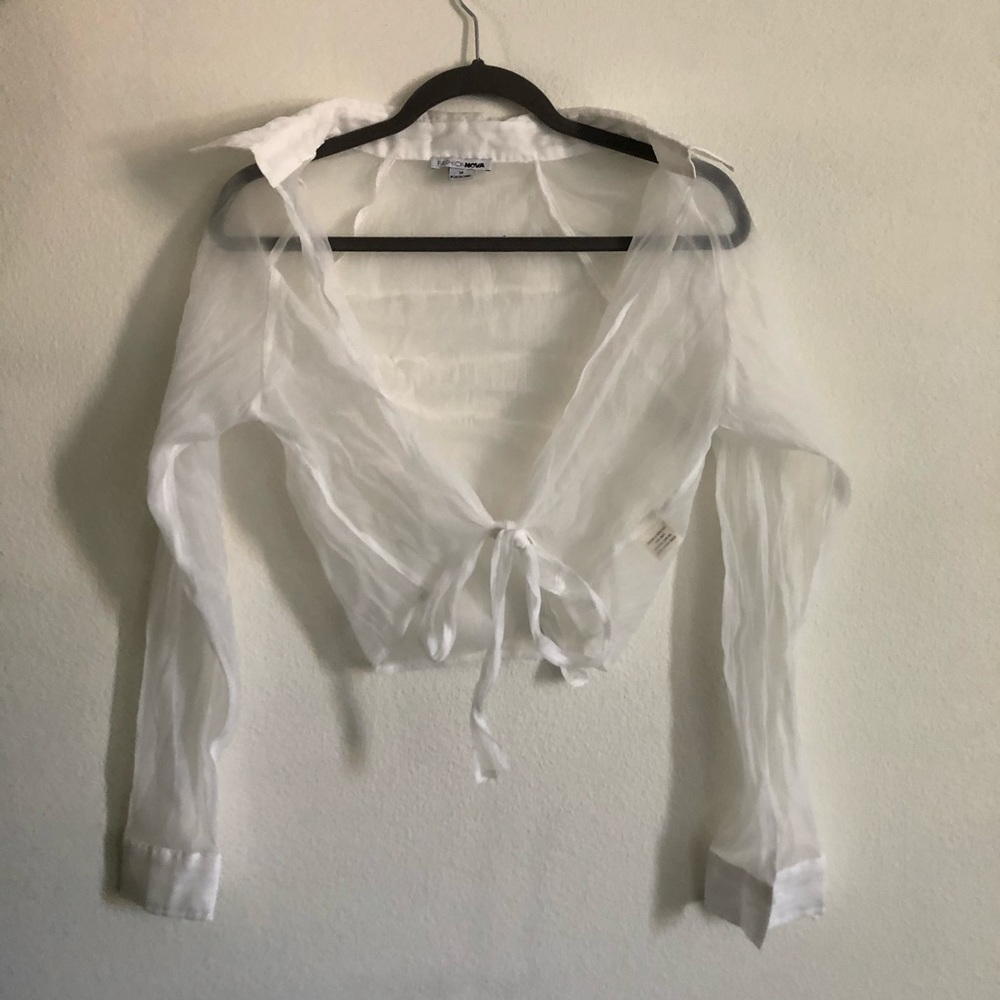 FASHION NOVA TIE TOP